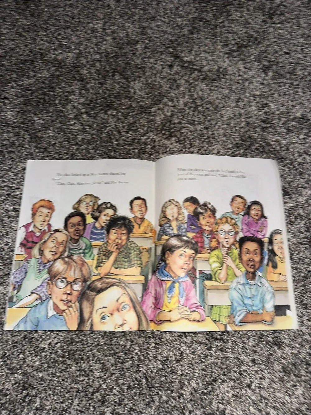 Scholastic colorful illustrated
